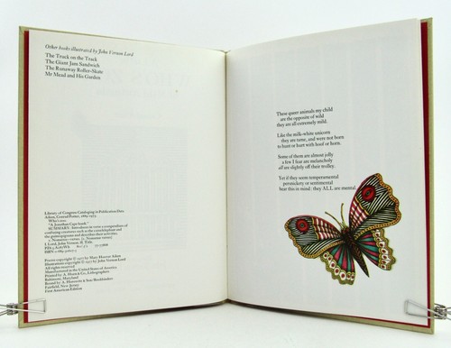 WHO'S ZOO Conrad Aiken & John Vernon Lord 1977 Atheneum First American Ed Fine - Imagen 5 de 8