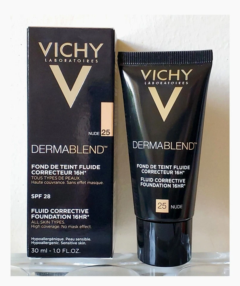 Base correctiva fluida Vichy Dermablend 16HR 30 ml - sombra 15 a 45 Foto 2 de 4