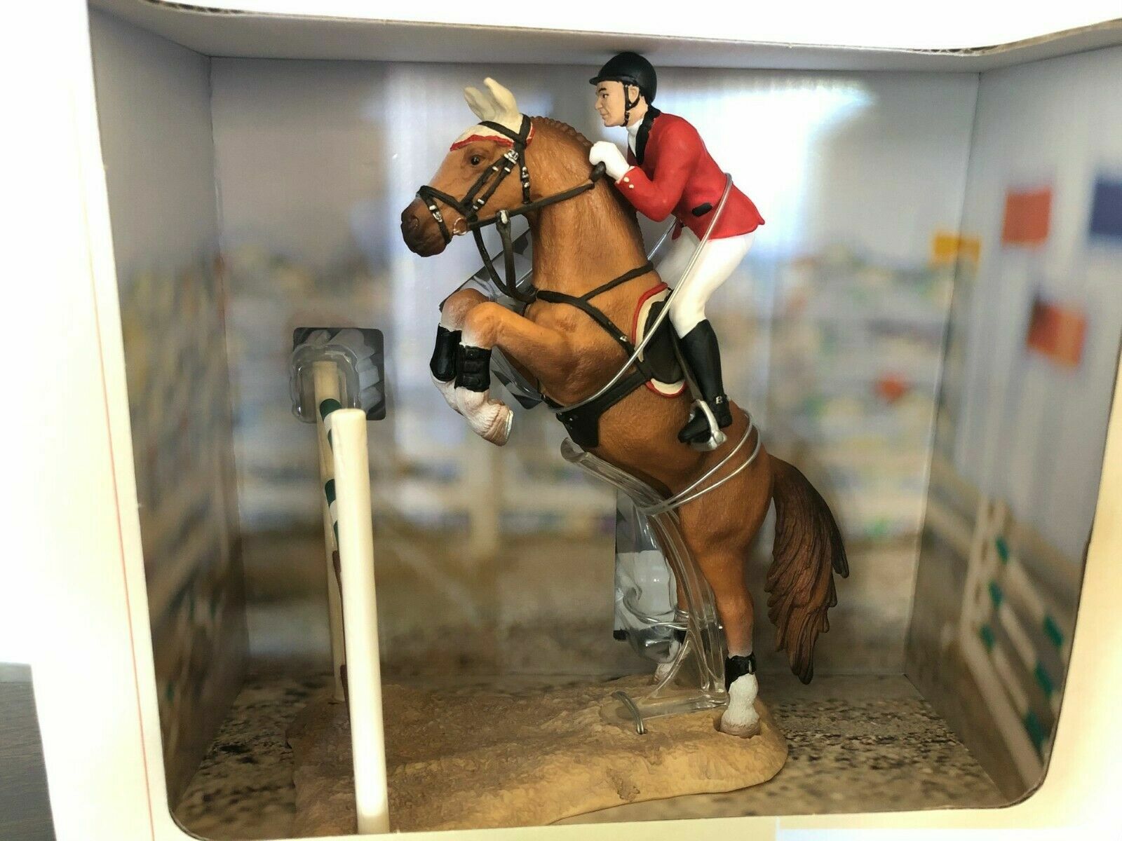 schleich jumping set