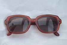 ROMCO 4 1/2-5 3/4 R.O. 52-20 EYEGLASSES BROWN SQUARE FRAME ONLY VINTAGE