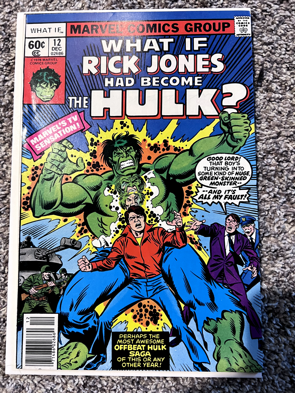 What If Rick Jones Became The Hulk Issue 12 VF/NM Condition