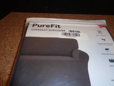 PureFit Loveseat Slipcover, brand new, black?, 2 seater sofa (Loveseat) New