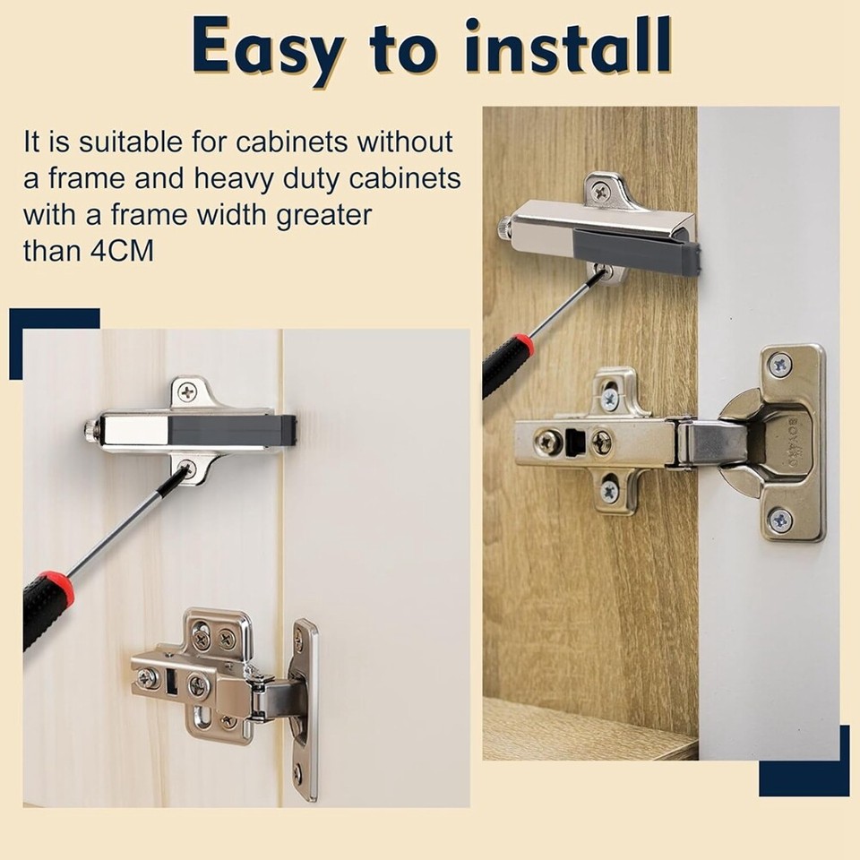 10Pack Soft Close Damper for Doors/Wardrobe Doors