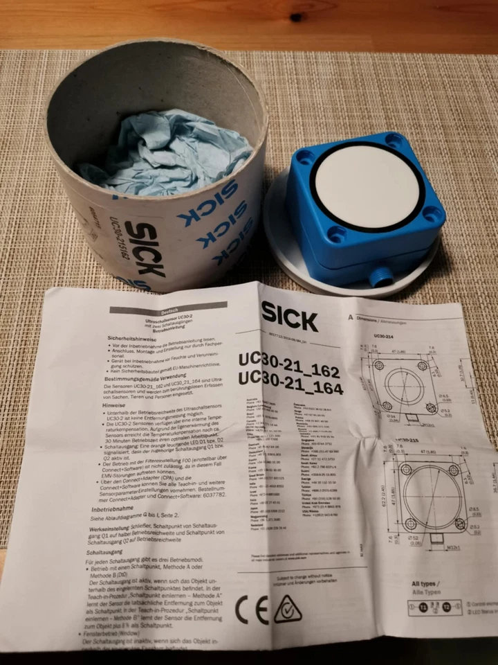 SICK UC30-215162 Ultrasonic Sensor - Image 3 of 4