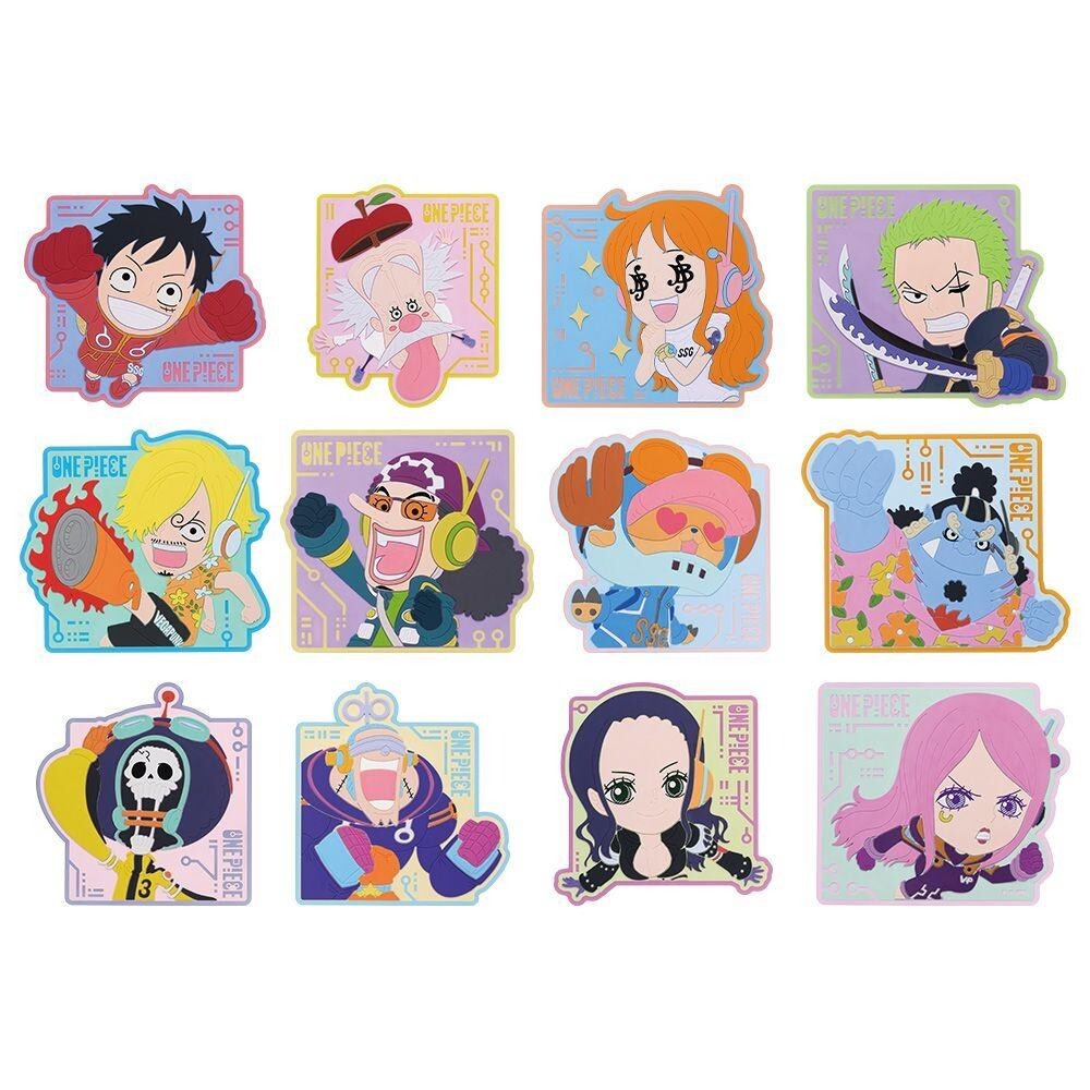 One Piece Ichiban Kuji Egghead Rubber Coaster Complete Set 12
