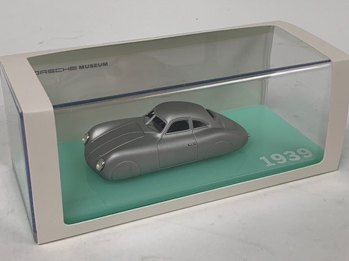 1/43 TSM True Scale Models Porsche Museum Edition 1939 Porsche 64 in Silver - Picture 6 of 7