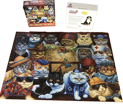Cats Around The World 1000 piece jigsaw puzzle 19