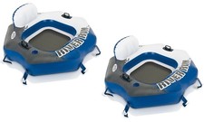 Intex River Run Connect Lounge Inflatable Floating Water Tube 58854EP 2 Pack