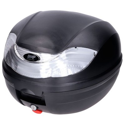 DMP Top Case 32L schwarz, bietet Platz für Integralhelm und hat Quick Release Sy