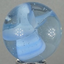 Large Vintage Hybri Marble King Cat's Eye Marble .96 Inches Near-Mint Condition