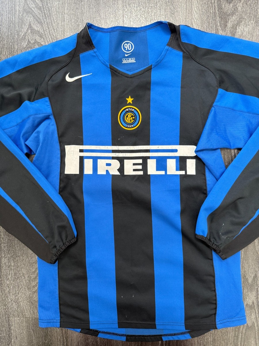 Original Authentic Nike Inter Milan 2004/2005 Long Sleeve Home
