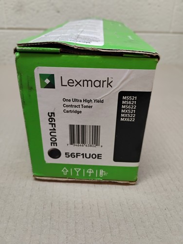 Lexmark 56F1U0E Black Ultra High Yield Toner MS521 MS621 MS622 SEALED - 第 2/3 張圖片