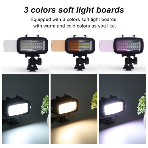40m Underwater Photography Fill Light Waterproof Diving Camera LED Video Light - Picture 15 of 24