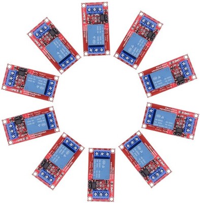 DC 5V Relay Module 1-Channel Relay Switch with Optocoupler Isolation High/Low...
