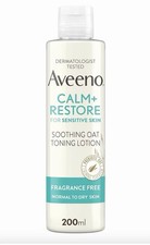 Aveeno Calm+Restore Soothing Oat Toning Lotion, Fragrance-Free, 200ml