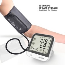 Digital Arm Blood Pressure Monitor LCD Digital Heart Beat BP Gauge Health Test