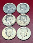 6 Kennedy Half Dollars (2) 1967, (2) 1968D & (2) 1969D  50 Cents Each      #5627 — photo 1