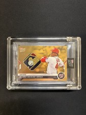 2021 Topps Now Juan Soto Home Run Derby Game Used Patch 1/1 HRD-3E Gold Logoman 