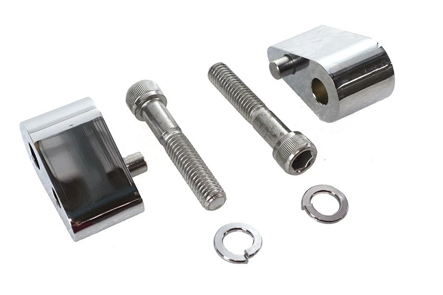 Extensión de piso de pasajero cromada para Harley FLT Touring FLHT Electra Glide Foto 3 de 4