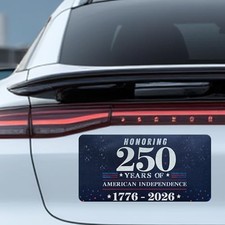 4PCS Patriotic Car Decals 1776  2026, 250 Years Independence Vinyl Stickers fo...