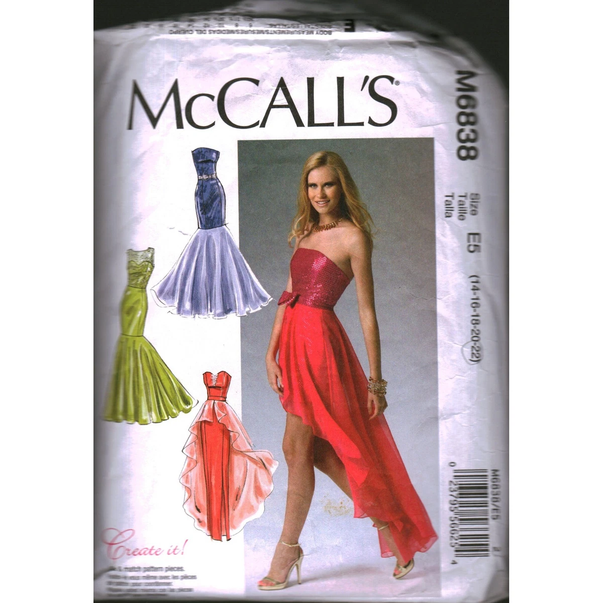 Formal Dress Sewing Patterns for sale