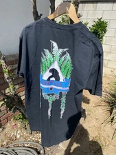 Santa Monica Airlines Natas Kaupas Sma Skateboarding shirt  dogtown Large