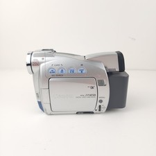 Canon ZR65 MC A MiniDV Camcorder Silver 20x Zoom For Parts Repair Lens Issue