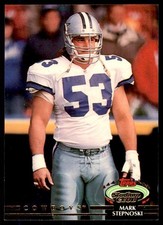 1992 Topps Stadium Club Mark Stepnoski Dallas Cowboys #243