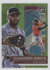 2022 Panini Donruss Optic Diamond Kings Lime Green Prizm Cedric Mullins #5 13kx