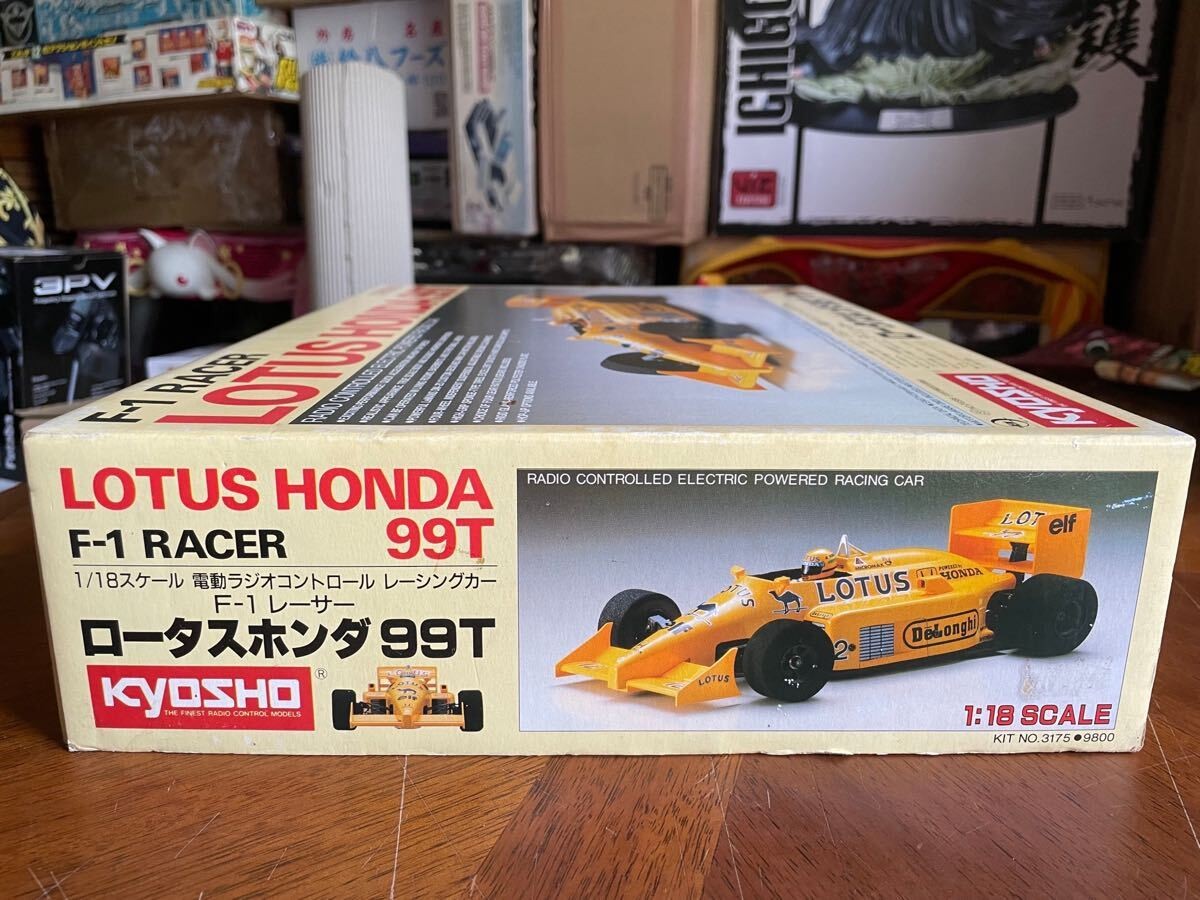 京商 Kyosho 1/18 電動RC F1レーサー ロータス ホンダ 99T Kyosho 1/18 RC F1 racer Lotus Honda 99T Satoru Nakajima