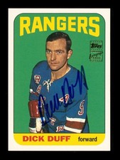 2002 Topps: # 46 Dick Duff Reprint Auto NM-MT OR BETTER