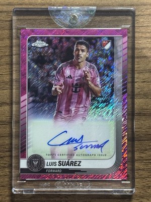 Luis Suarez Pink Shimmer Exclusive Auto /50 - 2025 Topps Chrome
