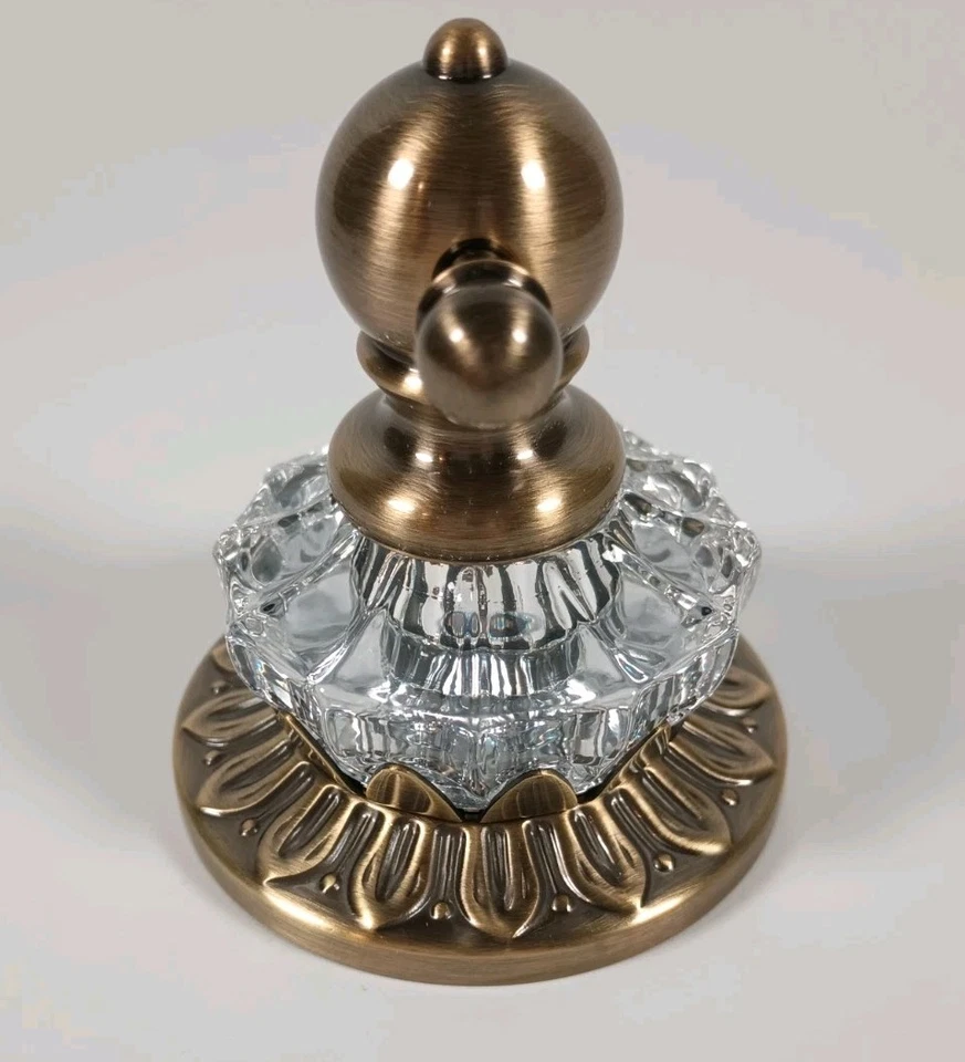 Gancho para bata Baldwin 3645-030 Estate Peyton vidrio de latón pulido Foto 3 de 4