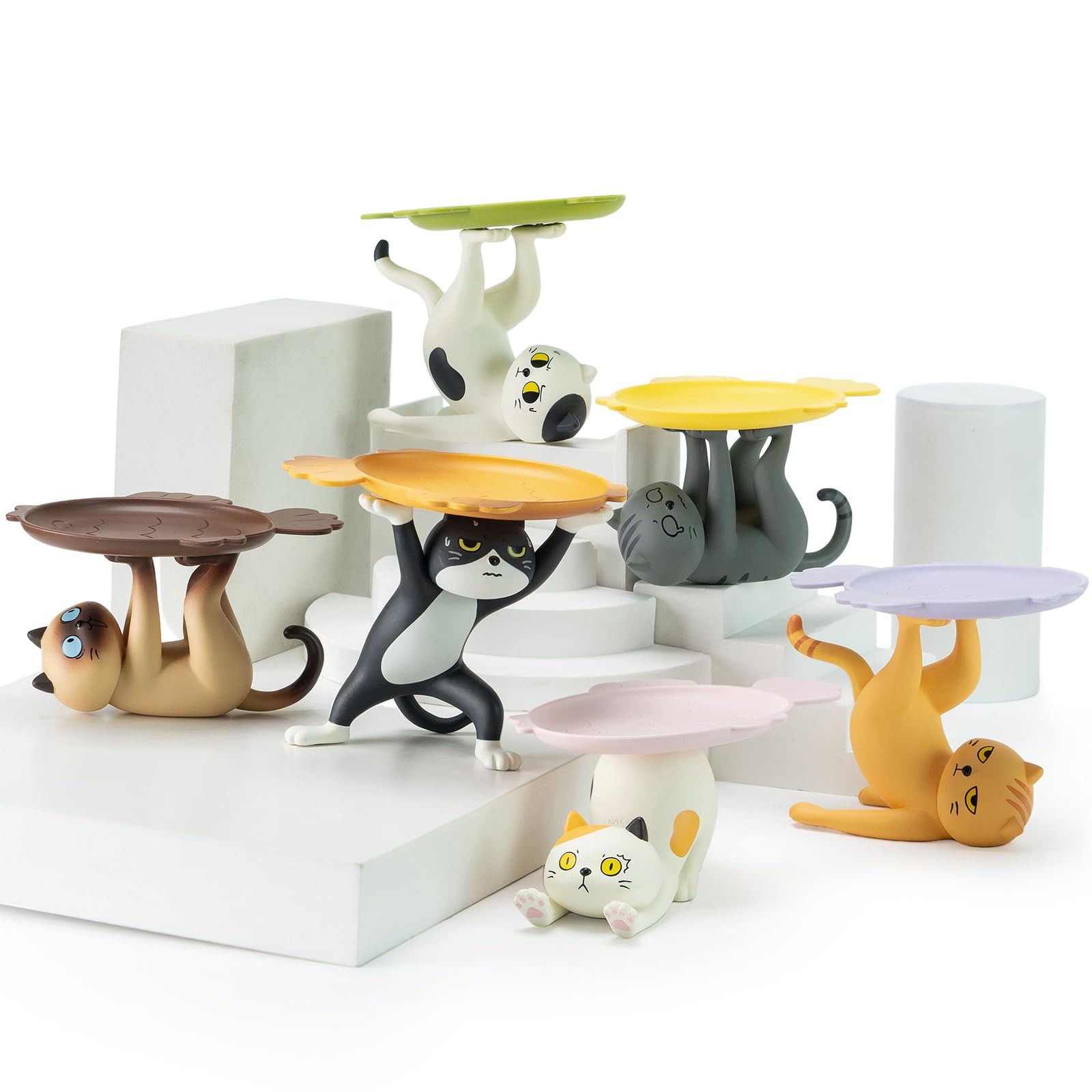 BEEMAI Cat Stands Series 1PC Blind Box Random Design Cute Figures Collectible