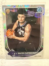 Topps Bowman2025-26 Wave Refractor RC Walter Clayton Jr. #191 /399 Jazz