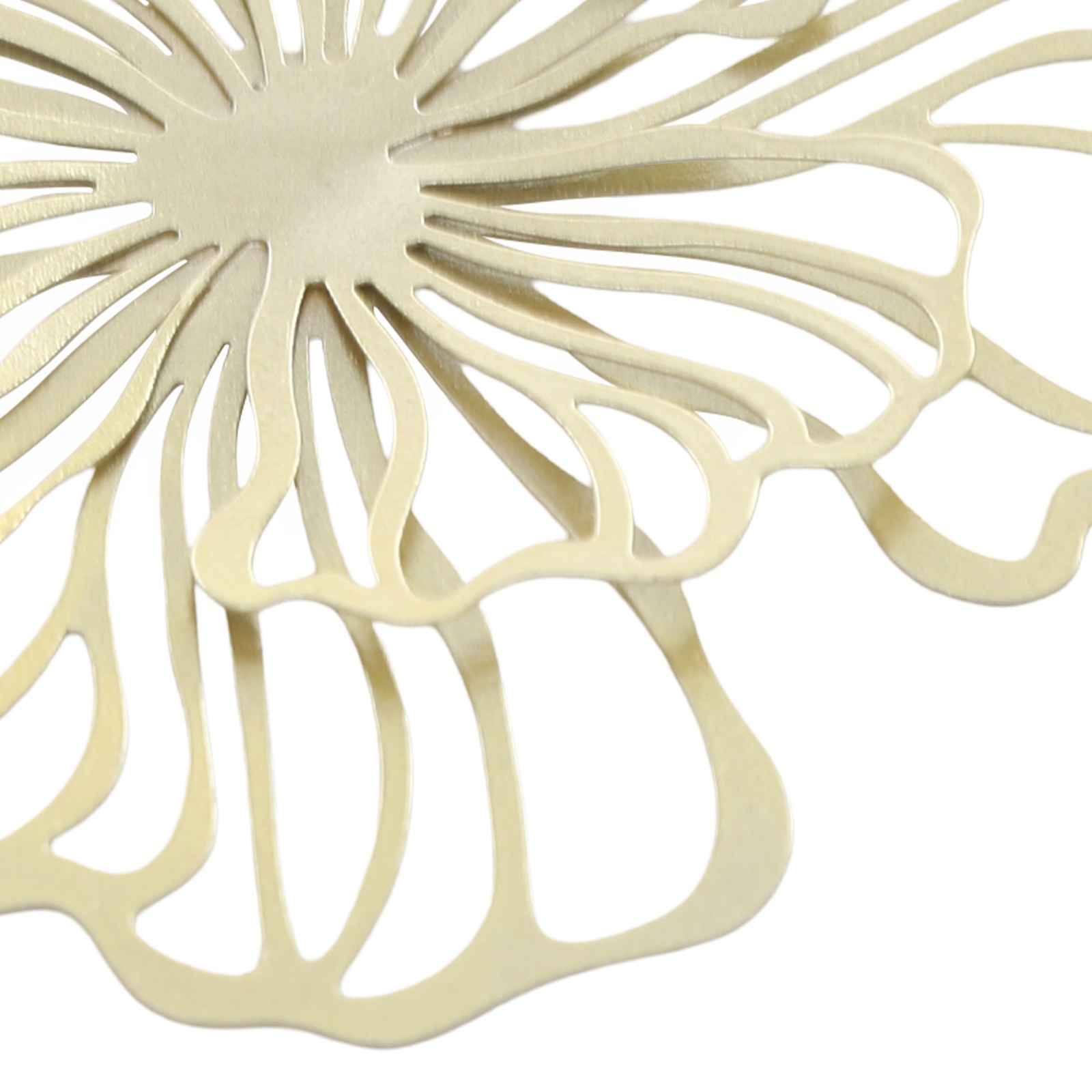 7-Piece Flower Metal Wall Art Decor Metal Wall Hanging for Living Room Bedroom