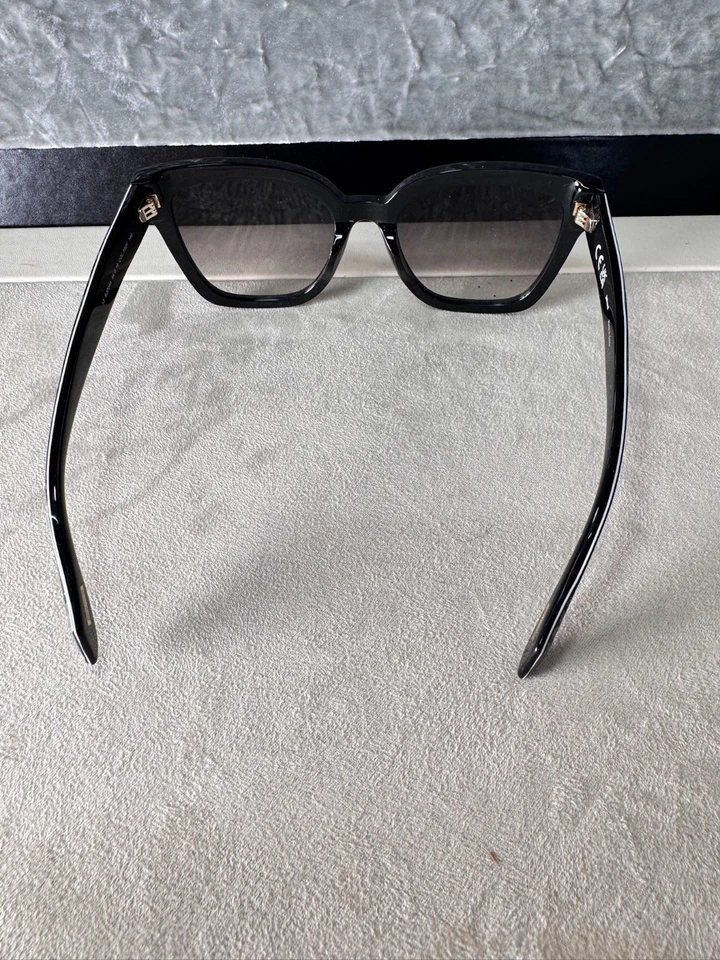 Gafas de sol Just Cavalli SJC044 para mujer negras con estampado de serpiente lentes degradadas *Leer Foto 4 de 4