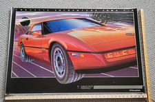 Corvette Poster - Bfg Goodrich Promo Poster Metallic Finish Nice Corvette Poster - Bfg Goodrich Promo Poster Metallic Finish Nice