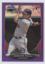 2013 Bowman Chrome Purple Refractor 54/199 Oswaldo Arcia #39 00jz