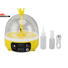 Mini Egg Incubator for Home Automatic Temperature Humidity Control 4 Eggs Candle