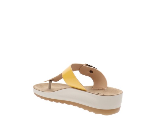 Fly Flot Scarpe 42H593C Ciabatte Donna in Similpelle Giallo Chiusura Fibbia - Imagen 6 de 8