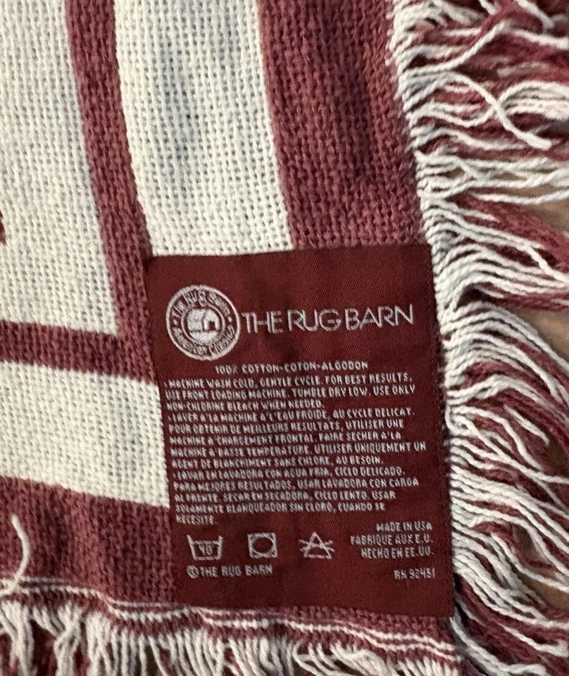 Virginia Tech Hokies Manta Tapiz La Alfombra Granero EE. UU. Deportes Colegiales Foto 2 de 4