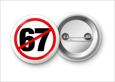 No 67 Button Pinback Meme Trending Trend Post Stop 6 7 Beep Teen ...