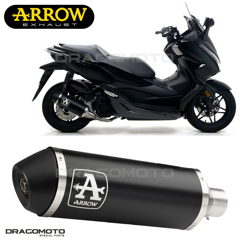 Silencieux Arrow Urban Honda Forza 125 améliorant le bruit et la performance du moteur 2019-2020
