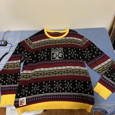 Microsoft MS Paint Ugly Christmas Sweater Mens 3XL Computer Holiday PC Nostalgia