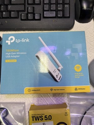 BRAND NEW--TP-Link TL-WN722N (Ver 3.2) 150Mbps High Gain Wireless USB Adapter
