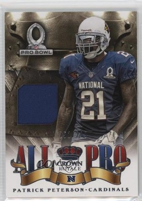 2013 Panini Crown Royale All Pro Materials 251/299 Patrick Peterson #15 7eo
