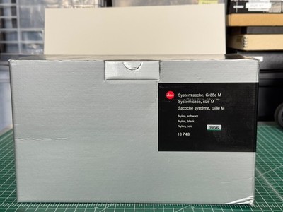 Leica 18748 Nylon System Case (Medium, Black) 11''L X 6.5''H X 4.5''  Open box