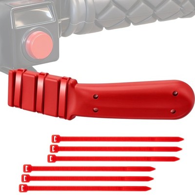 Saillong ATV Throttle Extender, Thumb Master for ATV, Wrap Red 