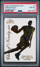 1996-97 Flair Showcase - Class of Ninety-Six Kobe Bryant (RC) Rookie Card PSA 8. rookie card picture